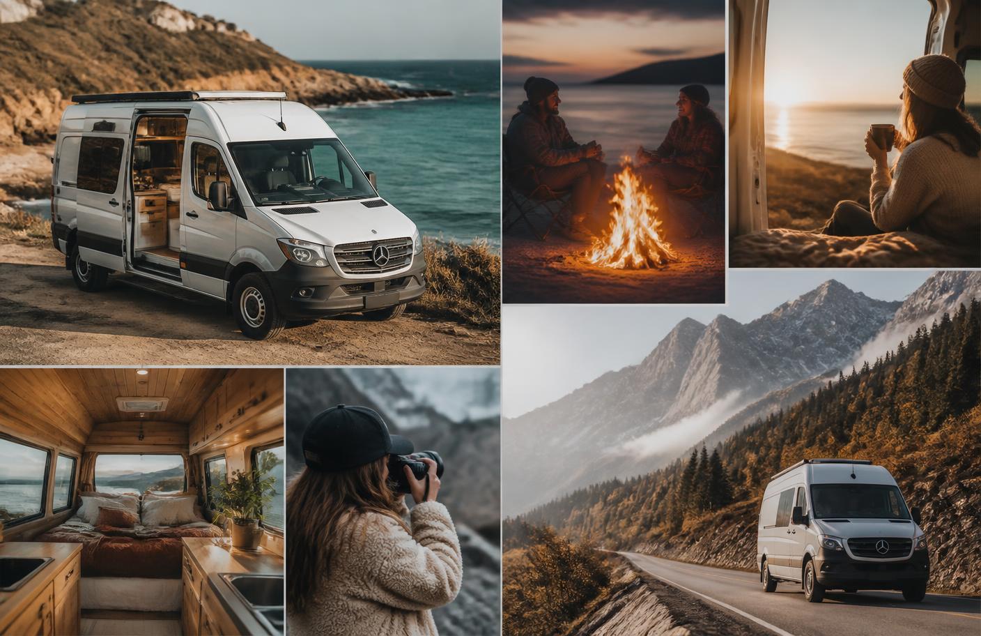 European road trip scenery